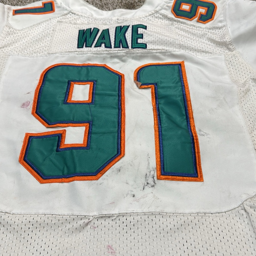 NIKE Men's NFL On Field Miami Dolphins Cameron Wake Apparel Jersey Size … - Picture 6 of 7
